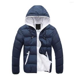 Men's Down Long Sleeve Men Jacket Cotton Casual Coats Comfortable Autumn Winter Warm Outwear Boy Windbreak Jackets M-4XL