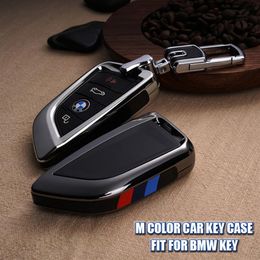 M Colour Car Key Case FOB Shell Cover Fit For BMW 5 Series 528li 530li X1 X5 X61825