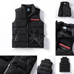 Vest men thermal gilet waistcoats designers clothes men's Vests jackets sleeveless vest zipper Outerwear waistcoat fashion Parka winter windbreaker veste M-3XL