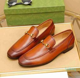 Luxury Brand Mens Oxfords Dress Casual Shoes Genuine Leather Office Walk Footwear Italian 02 High-end Size 38-44