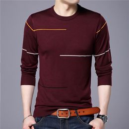 Men's Sweaters Male Striped Pullover Sweater Autumn Men's Sweater Fashion Slimfit Pullover Men Brand Clothing Turtle Neck Shirt MZL010 230302