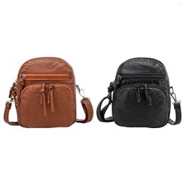 Evening Bags Stylish Soft PU Shoulder Bag Purse Tote Zipper Notebooks Ladies Cute Handbag