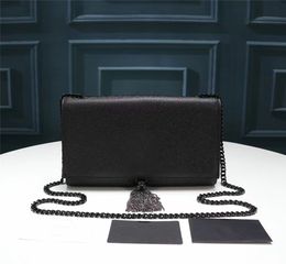 Frauen Klassische Mode weibliche handtasche Mittlere kapazität kette taschen Kaviar krokodil muster Echte schulter tasche Cross Body 26702