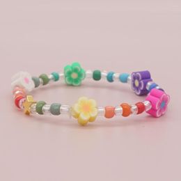 Strand Go2Boho 2023 Beaded Bracelet Charms Star Flower Bracelets For Women Cute Jewelry Colorful Braclet Acrylic Beads Pulseras