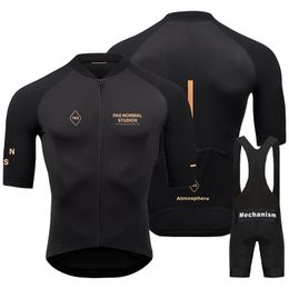 Conjuntos de Camisas de Ciclismo Pas Normal Studios Homens Conjunto de Verão PNS Roupas de Bicicleta Roupas de Uso de Bicicleta Maillot Ropa Ciclismo RYZONING 230302