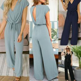 Women's Jumpsuits & Rompers Fashion Women Playsuit Evening Party Cocktail Lady Jumpsuit Romper Long Overall PantsWomen's