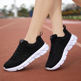 Designer women spring breathable running shoes black purple black rose red womens outdoor sports sneakers Color55