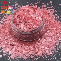 Nail Glitter TCT-280 Hexagon Shapes Mix Size Nails Glitter Nail Art Decoration Body Glitter Face Painting Makeup Festival Handwork Henna DIY 230302