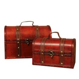 Jewellery Pouches Bags 2Pcs Vintage Wooden Storage Box And Two Piece Suit Kids For Other Organiser Creative Gold Coin