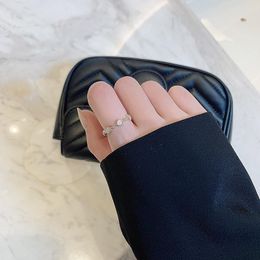 Cluster Rings Classic Small Round Japanese Luxury Jewelry European And American Women Sexy Index Finger Student Opening Ring
