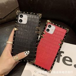 Luxurys Designers Leather Phone Cases For iphone 14 Pro Max 13promax 12 mini 11 XS XR X 8 7 Plus 14Plus Fashion Mobile Shell Tide Crocodile Print phone case