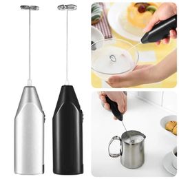 Portable Handle Electric Mixer Drink Milk Egg Frother Foamer Whisk Stirrer Beater Mini Coffee Mixer 20cm Long