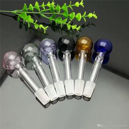 Coloured Bubble Glass Direct Burning Pot Wholesale Bongs Oil Burner Pipes Water Pipes Glass Pipe Oil Rigs Smoking