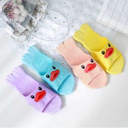 Slipper 2019Baby Kids Slippers Boys Girls Summer Slippers Children Flip Flop Toddler Duck pattern Home Soft Water Cartoon Non-slip Shoes T230302