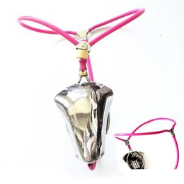 Other Health Beauty Items Male T Style Adjustable Stainless Steel Chastity Belt Device With Cock Cage Penis Ring Adt Bondage Bdsm Dhhq7