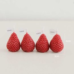 Strawberry Fruit Scent Souvenir Home Decoration Wax Aromatherapy Candles