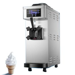 Commercial Soft Serve Ice Cream Machine Electric Ice Cream Makers One Flavours Sundae Vending Machine 110V 220V