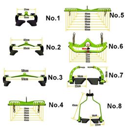 Accessories Pull Down Bars Cable Machine Attachment Rowing T Bar V Set Back Strength Training Fitness Handle Grips For RowingAccessories