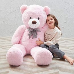 Plush Dolls Giant Teddy Bear Plush Toy Kawaii Stuffed Animals Soft Big Unstuffed Coat Empty Bearskin Birthday Valentines Day Gift for Girls 230302