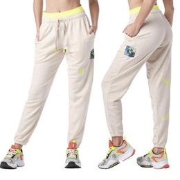 Women's Pants s ZW men's and women's same sports fitness clothes dancing running loose thin terry cloth trousers 230301
