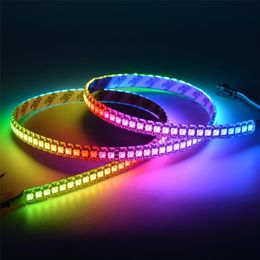 Strips LED 1m 2m 3m 4m 5m 5V WS2812B Strip Light Individually Addressable WS2812 Smart RGB Tape Black/White PCB Waterproof IP30/65/67LED Str