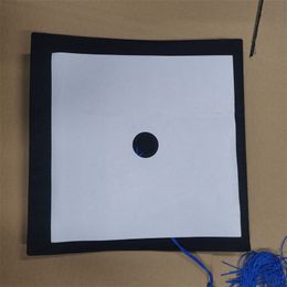 sublimation blank Graduation cap sticker white polyester cloth heat transfer printing materials