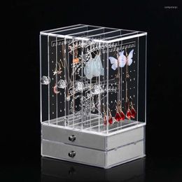 Jewellery Pouches Acrylic High Quality Velvet Display Box Holder Pendant Ring Earring Jade Pendan Stand Storage Organiser