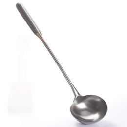 Spoons Soup Ladle Wok Spatula the Longer Handle Shovel Spoon Rustproof Heat Resistance Integral Forming Durable Stainless 230302