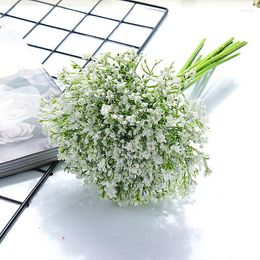 Decorative Flowers 16 Branches Of Night Fragrant Starry Artificial Flower Home Decoration Wedding Bouquet Accessories Handmade Diy Plant