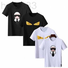 Men's T-shirts Designer Summer Mens t Shirt Top Embrodiery Eye Casual Man Loose Tees Letters Print Short Sleeves Eyes Breathable White Black BE6K