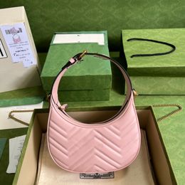 2023 top quality Marmont Shoulder Bags Women Chain Bag Crossbody Messenger bag Designers handbag half moon bag designer bag