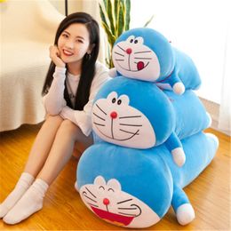 Plush Dolls 40-80cm Cute Stand By Me Doraemon Plush Toys Sofa Cushion Stuffed Cartoon Anime Doll Soft Cats Animal Pillow for Kids Girls Gift 230302