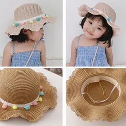 Hats Spring Summer Kids Girl Hat Korean Style Handmade Handbag Girls Beach Female Fisherman Cap Beanies