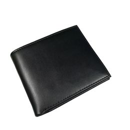 Código SW-006 Genuine Leather Fashion Men Wallet With Cound Pocket Card Titulares Man Bolsas de alta qualidade249z
