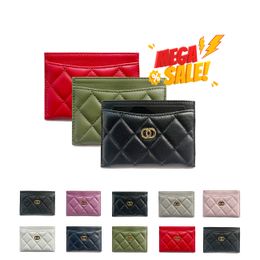 Designers moda real couro id bolsas titular carteiras com caixa vender bem caviar handiness homens mulher moeda bolsa carteira cartão caso totes