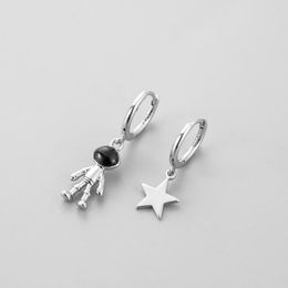 Stud Earrings Jewelley Asymmetry Fashion Astronaut Star Statement Piercing For Women Pendientes Eh532