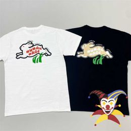 Men's T-Shirts Human Made T Shirt Men Women T-shirt Heart Rabbit Print Hip-Hop Top Tees G230301