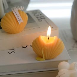 Candle Kawaii Mini Seashell Smokeless Scented Cute Presents Romantic Wedding Candles Aromatherapy Faint Fragrance for Relaxing