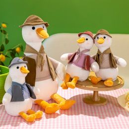 Cute adventure duck doll plush toys girls bed with sleeping doll cute home ornaments manufacturers wholesale