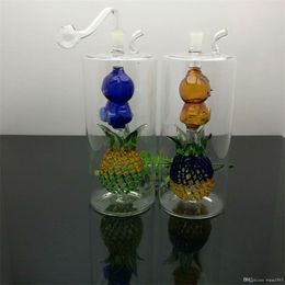 Smoking Pipes Super silent pineapple-shaped cigarette kettle Great Pyrex Glass Oil Burner Pipe Thick oil rigs glass water pipe