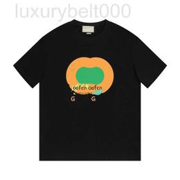 Men's T-Shirts Designer T-shirt Player Short Sleeve Ge World Black and White Orange G-Shirt Size S-XL 011O