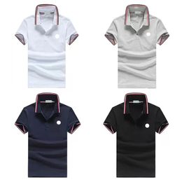 designer French brand mens polo luxury men s polo shirt sport summer women trend pure breathable size S/M/L/XL/XXL/XXXL Colour Pink Black White Dark Grey