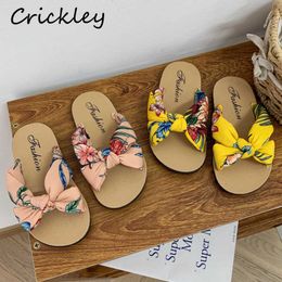 Slipper Summer Children Beach Shoes New Flowers Pattern Soft Home Slippers For Kids Flats Flip Flops Anti Slip Outdoor Girls Slides T230302