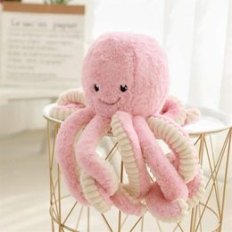 Giant Octopus Stuffed Animals Realistic Cuddly Soft Plush Toys Ocean Sea Party Favours Birthday Gifts for Kids Children Home Decor 218A