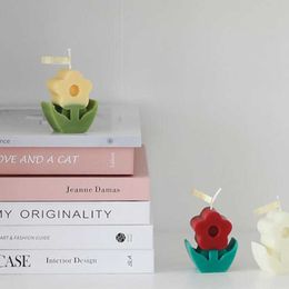 Creative Flowers Shape Scented Home Decoration Photo Prop Handmade Aromatherapy Candle Diy Birthday Gifts Desktop Decor