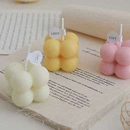 Small Scented Mini Bubble Shaped Wax Candles Aromatherapy for Home Bedroom Wedding Festival Party Decoration