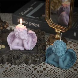 Scented Candle Romantic Angel scented ins style photo props wedding decoration candles Souvenir new year home decor candle