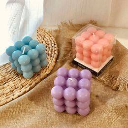 Cute Magic Scented Bubble Soy Wax Bed Room Home Ornaments for Christmas Birthday Party New Fragrance Candle