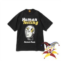 Erkek T-Shirt Robot Baskı İnsan Yapımı T-shirt Erkek Kadın Yüksek Kaliteli T Gömlek İnsan Yapımı En Tees G230301