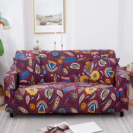 Chair Covers Printed Sofa Cover For Living Room High Stretch Non-Slip Wear-Resistant Applicable Chaise Longue Euro Style 1 2 3 4 Seater